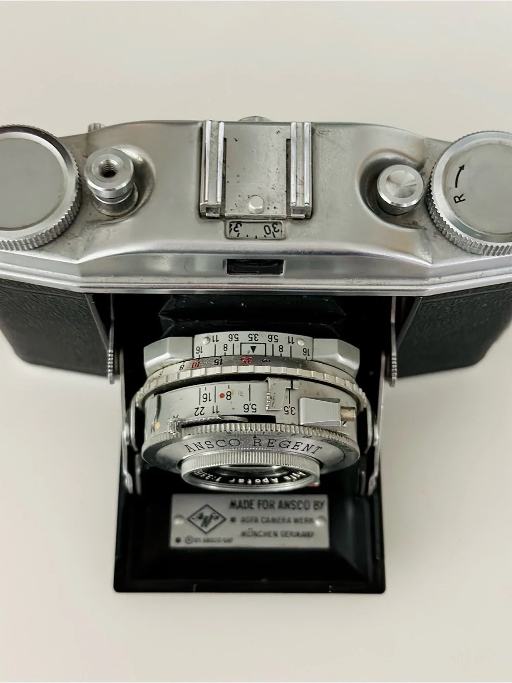 Vintage Ansco Regent 35mm film folding camera